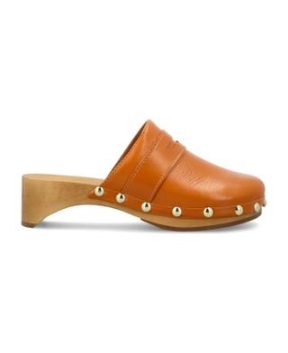 By Far + Hans Gloss Leather Clogs