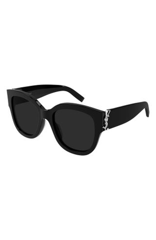 Saint Laurent + 56mm Cat Eye Sunglasses