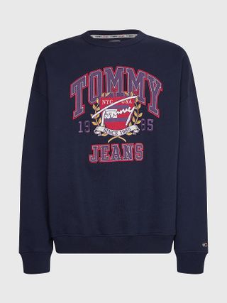 Tommy Jeans + Logo Fleece Sweatshirt