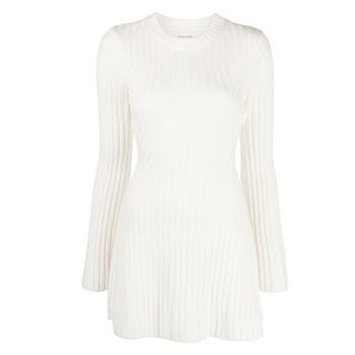 Loulou Studio + Ribbed-Knit Flared Dress