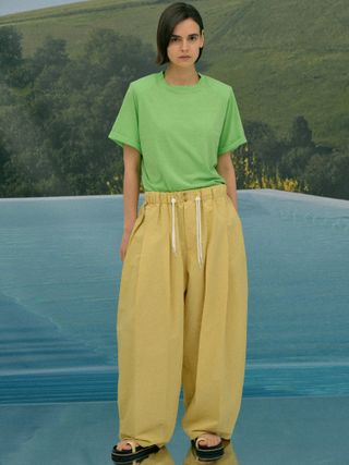Source Unknown + Wide Balloon Pants
