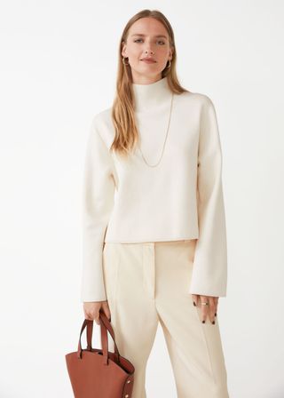 
Other Stories + Boxy Turtleneck Knit Jumper