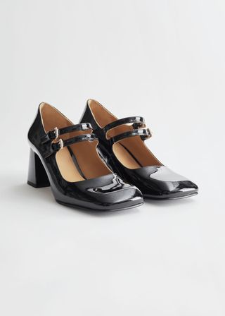& Other Stories + Patent Leather Mary Jane Pumps