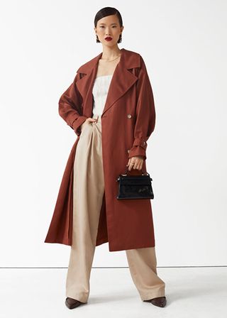 & Other Stories + Belted Trench Coat