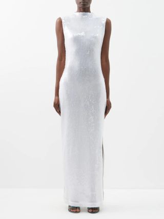 16Arlington + Mira Sequin-Embellished Sleeveless Dress