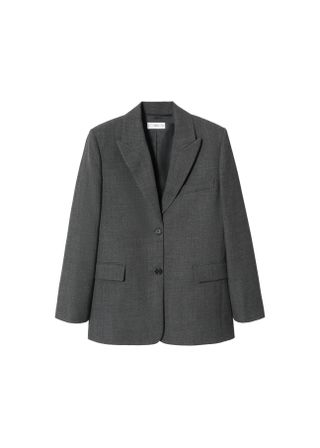 Mango + Wool Suit Blazer