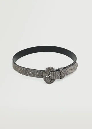 Mango + Strass Buckle Belt