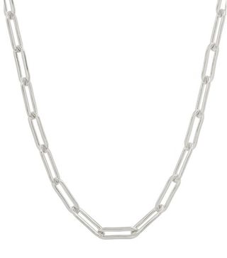 Bychari + Kelli Paper Clip Chain Necklace