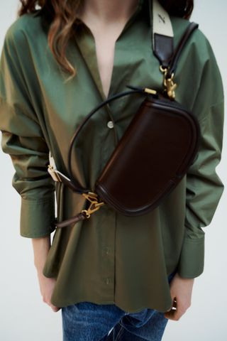 Zara + Mini Crossbody Bag with Flap