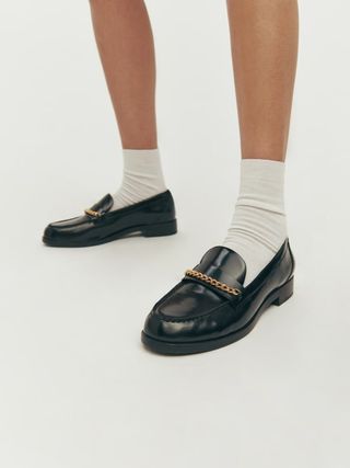 Reformation + Adina Chain Loafers