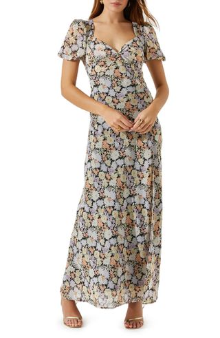 Astr the Label + Sweetheart Neck Maxi Dress