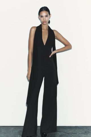 Zara + Combination Long Jumpsuit