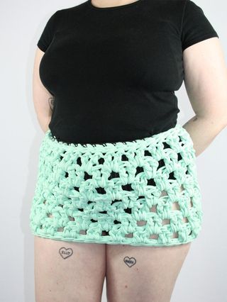 Wavey Yarns + Micro Skirt
