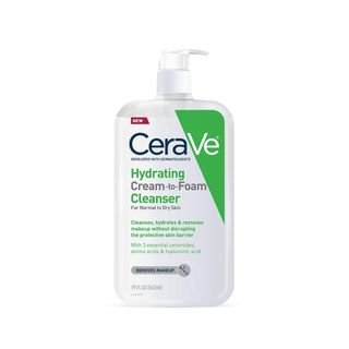 CeraVe + Hydrating Cream-to-Foam Cleanser