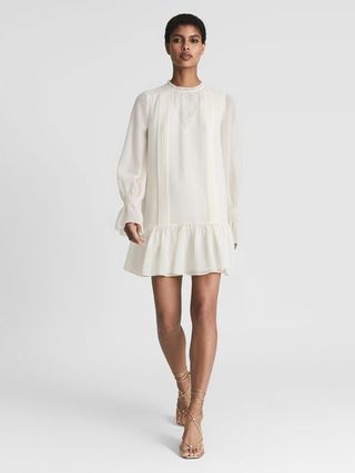 Reiss + Ivory Esme Shift Mini Dress