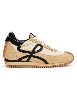 Loewe + Flow Runner Mix Leather Sneakers