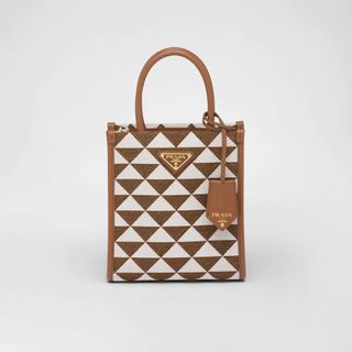 Prada + Symbole Jacquard Fabric Micro Bag