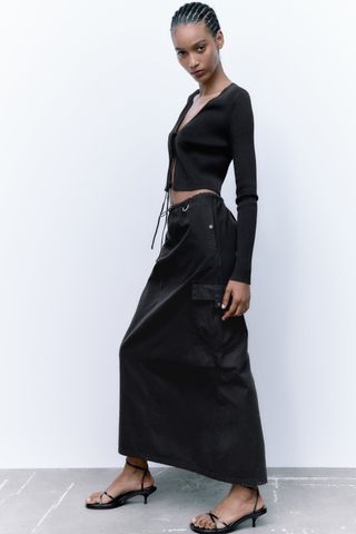 Zara + Cargo Skirt