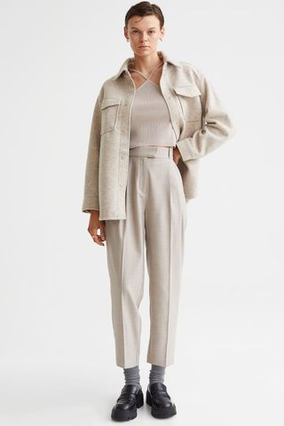 H&M + Ankle-Length Trousers