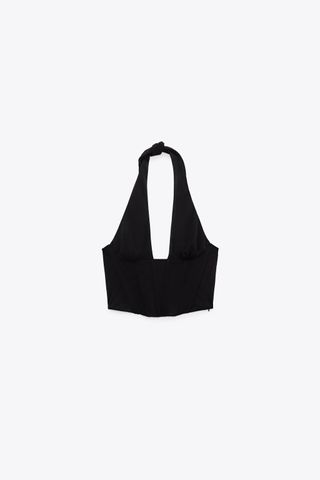 Zara + Bustier Crop Top