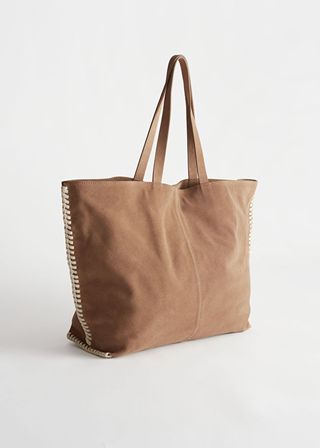 & Other Stories + Suede Tote Bag