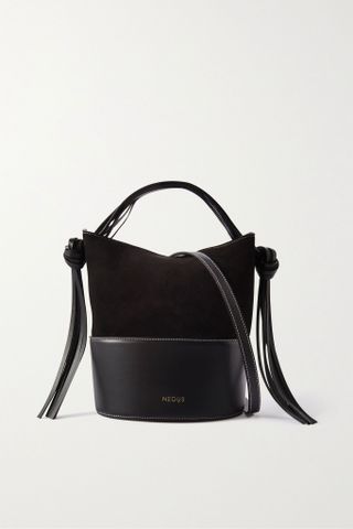 Neous + Musca Fringed Leather and Suede Bucket Bag