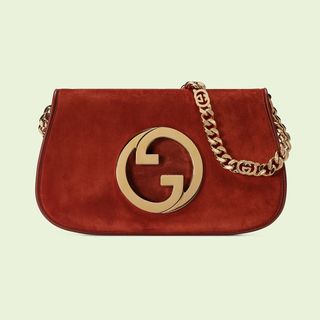 Gucci + New Blondie Suede Shoulder Bag