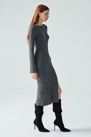 H&M + Rib-Knit Bodycon Dress