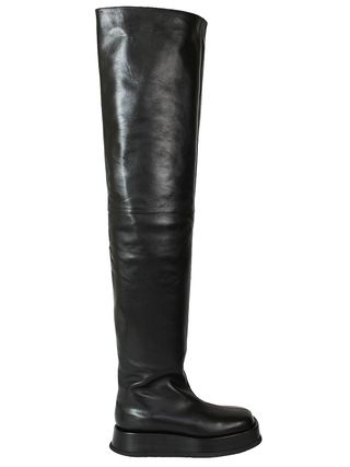 Gia Borghini x RHW + Above-the-Knee Flat Boots