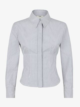 Fendi + Pinstripe Shirt