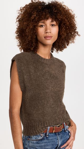 Madewell + Boucle Sweater Vest