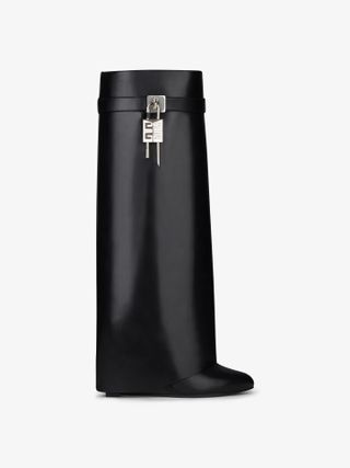 Givenchy + Shark Lock Boots in Leather