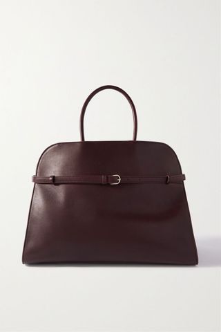 The Row + Margaux 15 Buckled Leather Tote