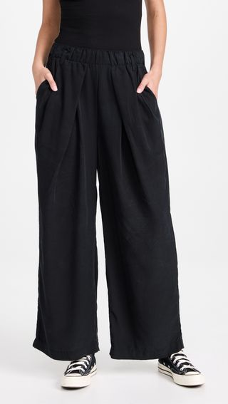 Free People + Nothin to Say Pleated Trousers