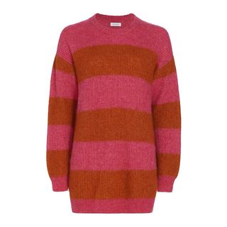 Naadam + Soft Striped Alpaca-Blend Crewneck Sweater