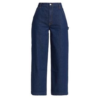 Mother + Fun Dip Puddle High-Rise Rigid Wide-Leg Jeans