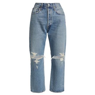 Agolde + '90s Five-Pocket Cropped Jeans