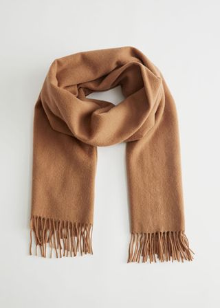 
Other Stories + Fringed Wool Blanket Scarf