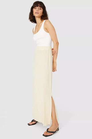 Principles + Textured Maxi Skirt