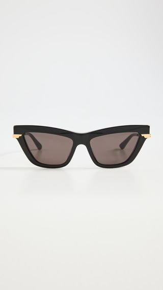 Bottega Veneta + Combi Feminie Cat Eye Sunglasses