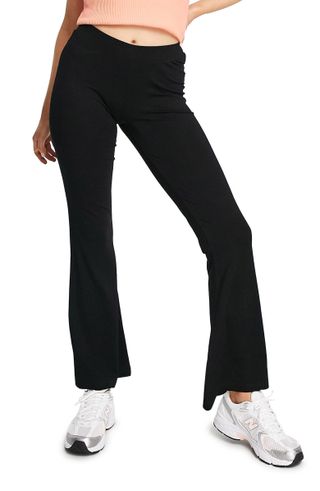 ASOS Design + Pull-On Low Rise Flare Pants