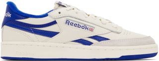 Reebok + White & Blue Club C Revenge Vintage Sneakers