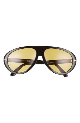Tom Ford + Camillo 60mm Pilot Sunglasses