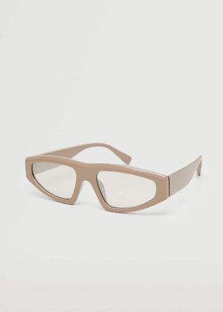 Mango + Acetate Frame Sunglasses