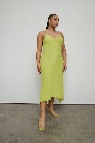 Warehouse + Plus Size Slip Maxi Dress