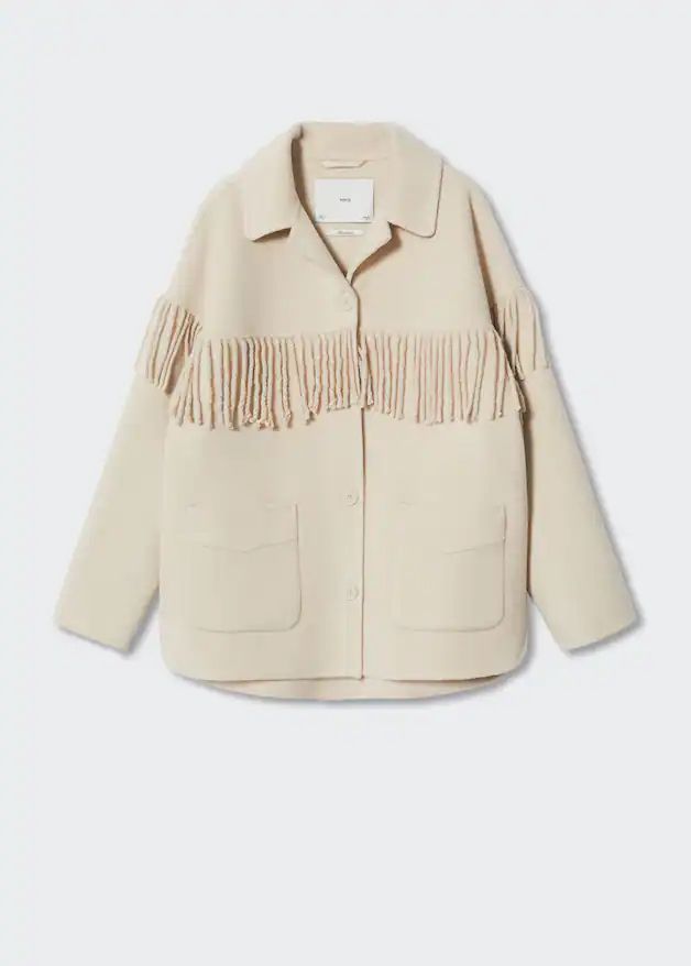 Collarless Jacket in Fango