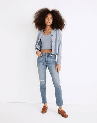 Madewell + The Mid-Rise Perfect Vintage Jean in Ainsdale Wash
