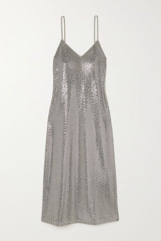 Dodo Bar or + Lita Sequined Stretch-Jersey Maxi Dress