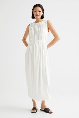 H&M + Calf-Length Dress