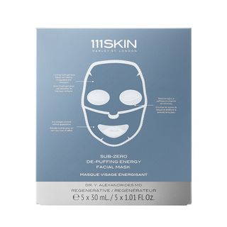 111Skin + Sub-Zero De-Puffing Energy Facial Mask 5 Pack